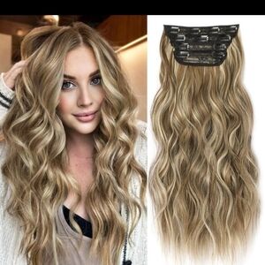 Alcnan Blonde Hair Extensions